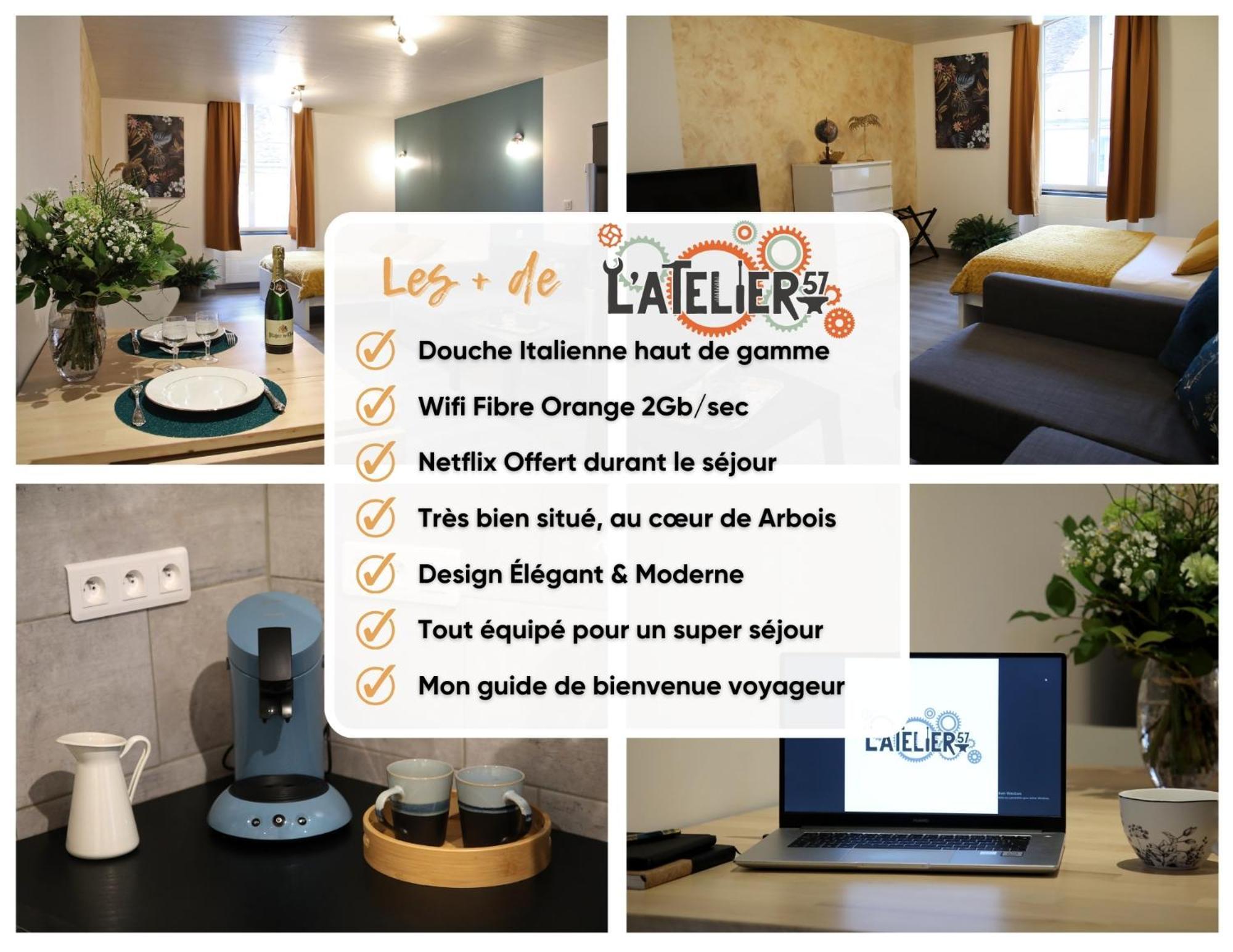 L'Atelier 57 - Votre Meuble Authentique ! Apartment Arbois Exterior photo